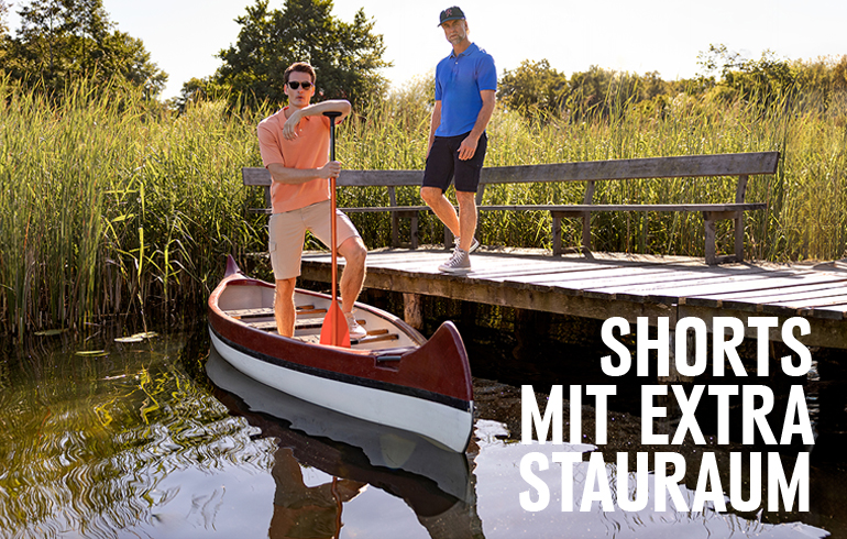 Die Cargo Shorts ist ideal für unterwegs!
