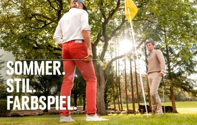 14 Farben aus leichtem Sommer-Gabardine von Joker!